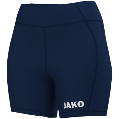 JAKO Trainingshose Indoor Tight Power (Polyester-Stretch-Jersey) kurz marineblau Damen