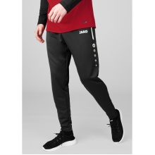 JAKO Trainingshose Pant Allround (Polyester-Terry, hoher Tragekomfort) lang schwarz Herren