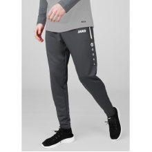 JAKO Trainingshose Pant Allround (Polyester-Terry, hoher Tragekomfort) lang anthrazitgrau Herren