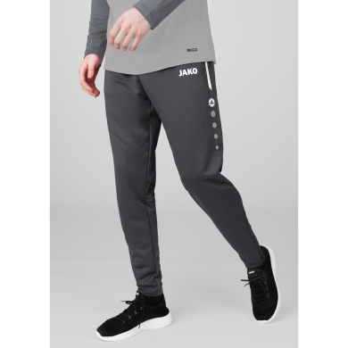 JAKO Trainingshose Pant Allround (Polyester-Terry, hoher Tragekomfort) lang anthrazitgrau Herren