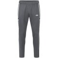 JAKO Trainingshose Pant Allround (Polyester-Terry, hoher Tragekomfort) lang anthrazitgrau Kinder