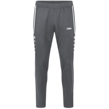 JAKO Trainingshose Pant Allround (Polyester-Terry, hoher Tragekomfort) lang anthrazitgrau Kinder