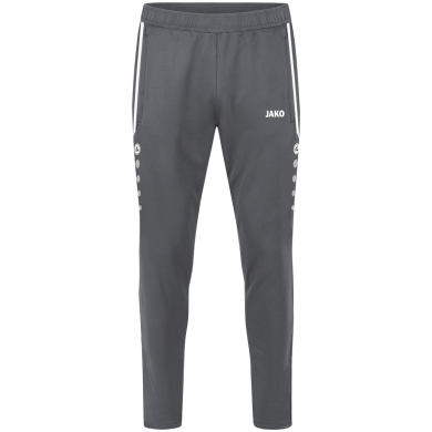 JAKO Trainingshose Pant Allround (Polyester-Terry, hoher Tragekomfort) lang anthrazitgrau Kinder