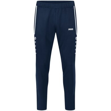 JAKO Trainingshose Pant Allround (Polyester-Terry, hoher Tragekomfort) lang marineblau Kinder