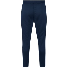 JAKO Trainingshose Pant Allround (Polyester-Terry, hoher Tragekomfort) lang marineblau Kinder