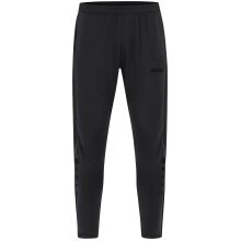 JAKO Trainingshose Power (Stretch-Knit-Polyester, Seitentaschen mit Reißverschluss) lang schwarz Kinder