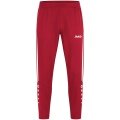 JAKO Sport-Freizeithose Power (Stretch-Micro-Twill) lang rot/weiss Herren