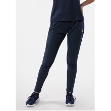 JAKO Trainingshose Premium Champ 2.0 lang marineblau/gelb Damen