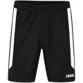 JAKO Trainingshose Short Power (Polyester-Interlock, elastisch, strapazierfähig) kurz schwarz/weiss Kinder