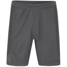 JAKO Trainingshose Short Power (Polyester-Interlock, elastisch, strapazierfähig) kurz anthrazitgrau Herren