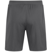 JAKO Trainingshose Short Power (Polyester-Interlock, elastisch, strapazierfähig) kurz anthrazitgrau Herren