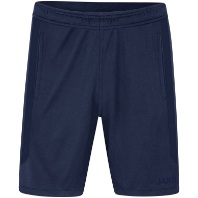 JAKO Trainingshose Short Power (Polyester-Interlock, elastisch, strapazierfähig) kurz marineblau Kinder