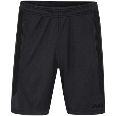 JAKO Trainingshose Short Power (Polyester-Interlock, elastisch, strapazierfähig) kurz schwarz Kinder