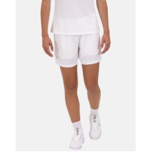 JAKO Trainingshose Short Power (Polyester-Interlock, elastisch, strapazierfähig) kurz weiss Damen