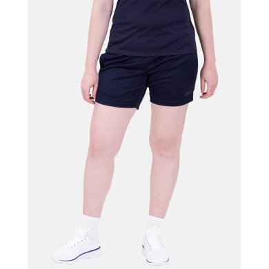 JAKO Trainingshose Short Power (Polyester-Interlock, elastisch, strapazierfähig) kurz marineblau Damen