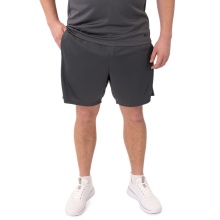 JAKO Trainingshose Short Power (Polyester-Interlock, elastisch, strapazierfähig) kurz anthrazitgrau Herren