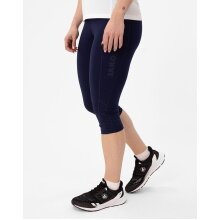 JAKO Trainingshose Tight Capri Power (enganliegend, angenehmes Tragegefühl) marineblau Damen