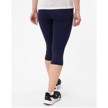 JAKO Trainingshose Tight Capri Power (enganliegend, angenehmes Tragegefühl) marineblau Damen