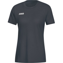 JAKO T-Shirt Base (Baumwolle) anthrazitgrau Damen