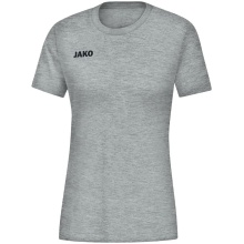 JAKO T-Shirt Base (Baumwolle) hellgrau Damen