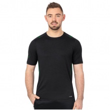 JAKO Sport-Tshirt Challenge - Polyester-Stretch-Jersey - schwarz/grün Herren