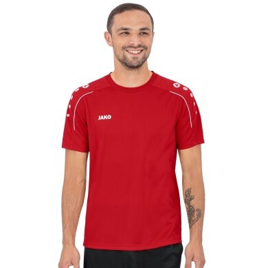 JAKO Sport-Tshirt Classico (100% Polyester-Jacquard) rot Herren