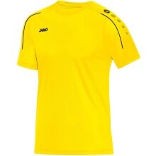 JAKO Sport-Tshirt Classico (100% Polyester-Jacquard) gelb Jungen