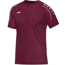 JAKO Sport-Tshirt Classico (100% Polyester-Jacquard) bordeaux Jungen