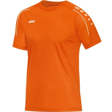 JAKO Sport-Tshirt Classico (100% Polyester-Jacquard) neonorange Jungen