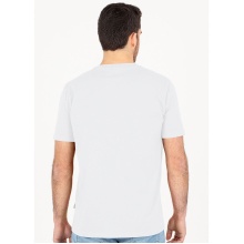 JAKO Freizeit-Tshirt Organic Stretch (Bio-Baumwolle) weiss Herren