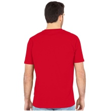 JAKO Freizeit-Tshirt Organic Stretch (Bio-Baumwolle) rot Herren