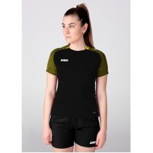 JAKO Sport-Shirt Performance (modern, atmungsaktiv, schnelltrocknend) schwarz/gelb Damen