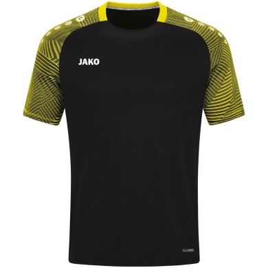 JAKO Sport-Tshirt Performance (modern, atmungsaktiv, schnelltrocknend) schwarz/gelb Kinder