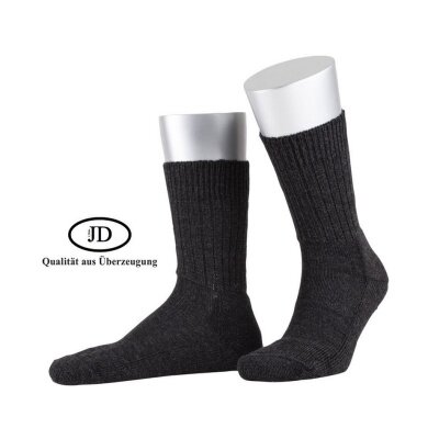 JD Outdoorsocke Wool Strong (Merinowolle) anthrazitgrau - 1 Paar