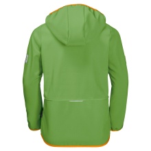 Jack Wolfskin Softshelljacke Fourwinds (wind-& wasserabweisend) grün Kinder