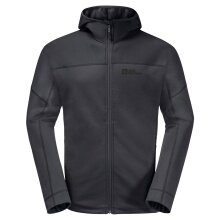 Jack Wolfskin Fleecejacke Hirschberg Hooded Fullzip phantomgrau Herren