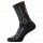 Jack Wolfskin Trekkingsocke Crew Merino Classic Cut - gute Dämpfung, Polsterung, mit Merino - schwarz - 1 Paar