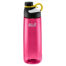 Jack Wolfskin Trinkflasche Mancora 1.0 (unverwüstliche Weithalsflasche mit Trinkausguss) 1 Liter pink