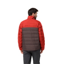 Jack Wolfskin Winter-Daunenjacke Ather Down (winddicht, wasserabweisend, atmungsaktiv) rot/weinrot Herren