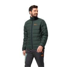 Jack Wolfskin Winter-Daunenjacke Ather Down (winddicht, wasserabweisend, atmungsaktiv) dunkelolivgrün Herren