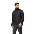 Jack Wolfskin Winter-Daunenjacke Ather Down (winddicht, wasserabweisend, atmungsaktiv) schwarz Herren