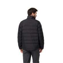 Jack Wolfskin Winter-Daunenjacke Ather Down (winddicht, wasserabweisend, atmungsaktiv) schwarz Herren