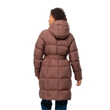 Jack Wolfskin Winter-Daunenmantel Frozen Lake Coat 2023 (winddicht, wasserabweisend, atmungsaktiv) rotbraun Damen