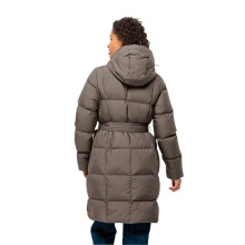 Jack Wolfskin Winter-Daunenmantel Frozen Lake Coat (winddicht, wasserabweisend, atmungsaktiv) braun Damen