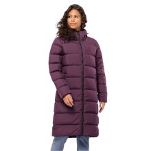 Jack Wolfskin Winter-Daunenmantel Frozen Palace Coat 2024 (winddicht, wasserabweisend) violett Damen