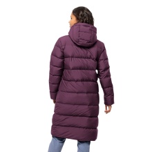 Jack Wolfskin Winter-Daunenmantel Frozen Palace Coat 2024 (winddicht, wasserabweisend) violett Damen