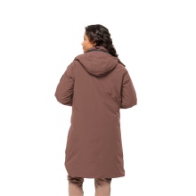 Jack Wolfskin Winter-Daunenmantel Luisenplatz Coat (wasserdicht, winddicht) rotbraun Damen