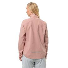 Jack Wolfskin Fahrrad-Regenjacke Gravex 2.5-Lagen (wasserdicht, winddicht) rosa Damen