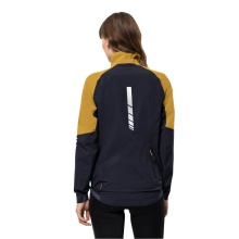 Jack Wolfskin Fahrrad-Regenjacke Morobbia 2.5-Lagen (wasserdicht, winddicht) gold Damen