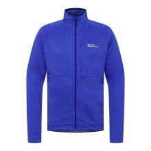 Jack Wolfskin Fleecejacke Taiga Full Zip (elastische Bünd) blau Herren